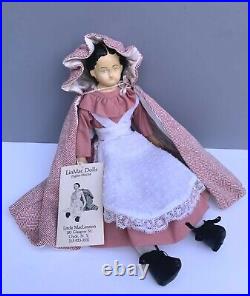 Vintage LinMac Dolls Linda MacLennon Reproduction Doll 12 Tall Paper-Mache 1986