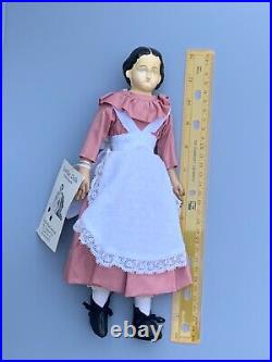 Vintage LinMac Dolls Linda MacLennon Reproduction Doll 12 Tall Paper-Mache 1986