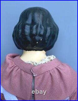 Vintage LinMac Dolls Linda MacLennon Reproduction Doll 12 Tall Paper-Mache 1986