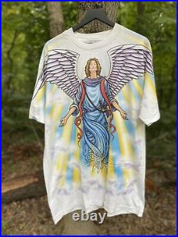 Vintage Liquid Blue Angels 1994 All Over Print T-Shirt Large NWOT