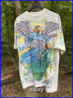 Vintage Liquid Blue Angels 1994 All Over Print T-Shirt Large NWOT