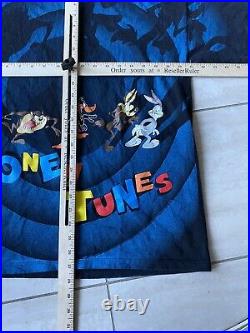 Vintage Looney Tunes Single Stitch Space Jam Shadow Shirt All Over Print Large