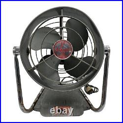 Vintage MCM Signal Jet Stream HV-100 All Metal 3 Speed Fan TESTED Working