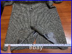 Vintage Men's Coat Raglan Sleeve handtailored Classic all worsted overcoat 46L