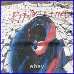 Vintage Pink Floyd The Wall All over print T-shirt Winterland 90s USA Scream