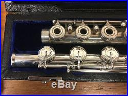Vintage Powell Hand-made Flute, All Silver, All New Pads, Soldered T-holes