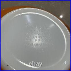Vintage Pyrex Autumn Harvest Wheat Bowls Set of 6 Cinderella Mixing Bowls