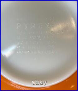 Vintage Pyrex Autumn Harvest Wheat Bowls Set of 6 Cinderella Mixing Bowls