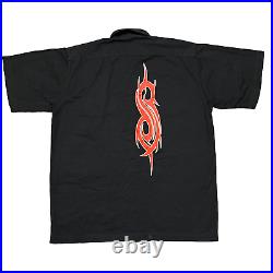 Vintage Slipknot Shirt XL 90s Black Metal Band Tee Concert Deftones Limp Bizkit