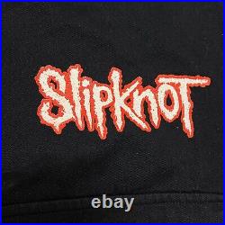 Vintage Slipknot Shirt XL 90s Black Metal Band Tee Concert Deftones Limp Bizkit