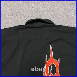 Vintage Slipknot Shirt XL 90s Black Metal Band Tee Concert Deftones Limp Bizkit