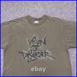 Vintage Vision Of Disorder Shirt Hardcore Band Tee Concert Madball Earth Crisis