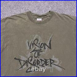 Vintage Vision Of Disorder Shirt Hardcore Band Tee Concert Madball Earth Crisis