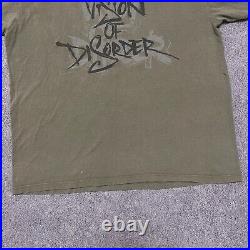 Vintage Vision Of Disorder Shirt Hardcore Band Tee Concert Madball Earth Crisis