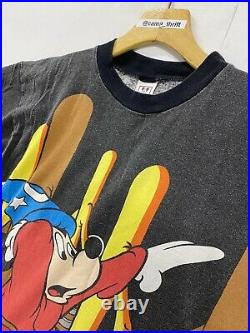 Vintage Walt Dsney Mickey Mouse Fantasia Promo All Over Print Shirt L/Xl Rare