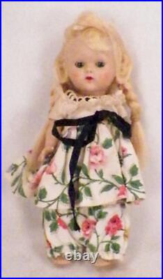 Vogue Ginny Doll 1953 Linda Kindergarten Afternoon Hard Plastic Vintage NICE