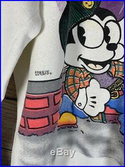 Vtg 90s RARE Betty Boop 1995 All Over Print Sweat Shirt Made In USA Size XL