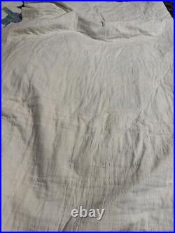 Vtg Hand Sewn Quilt Withfeed sack 87 X 63, Free Shipping, No Holes/stains