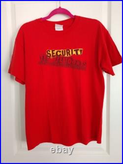 Vtg Presidents of United States Concert WPI Security Shirt Feather Pluckin MSEC