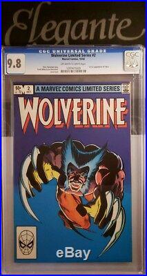 WOLVERINE limited series #1-4 ALL CGC 9.8 NM/MT FRANK MILLER