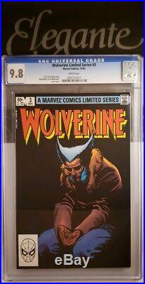 WOLVERINE limited series #1-4 ALL CGC 9.8 NM/MT FRANK MILLER