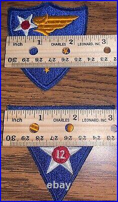 WWII United States Army Air Force Major Uniform Shirt-Trousers-Patches Original