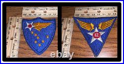 WWII United States Army Air Force Major Uniform Shirt-Trousers-Patches Original