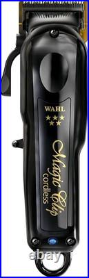 Wahl 5 Star Magic Clip Clipper Cordless Black /Gold head