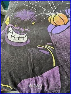 Warner Brothers Space Jam 1995 Monsters All Over Print XL T Shirt Mega Rare
