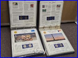 Washington Statehood Quarters Collection Vol 1 & 2 Binders Complete 50 States