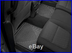 WeatherTech All-Weather Floor Mats for Ford Flex 2009-2019 1st 2nd 3rd Row Black