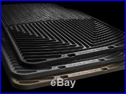 WeatherTech All-Weather Floor Mats for Ford Flex 2009-2019 1st 2nd 3rd Row Black