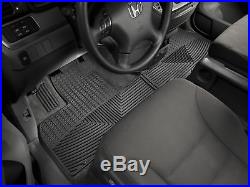WeatherTech All-Weather Floor Mats for Honda Odyssey 2005-2010 1st 2nd 3rd Black