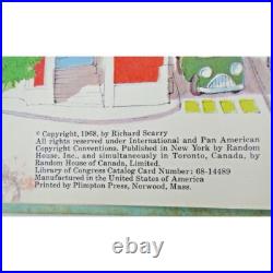What Do People Do All Day Richard Scarry HC Book 1968 First Edition Unabridged