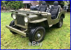 Willys Jeep, 1946 CJ2A. Drives well. Rebuilt Gearbox & Transfer Case, all welded