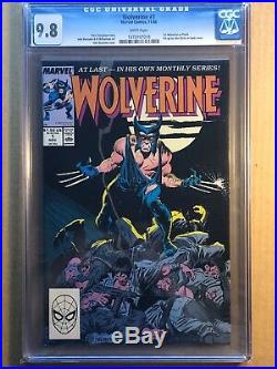 Wolverine # 1 To 10 All Cgc 9.8 & White Pages 1988 Patch Series 10 Books