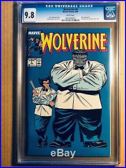 Wolverine # 1 To 10 All Cgc 9.8 & White Pages 1988 Patch Series 10 Books