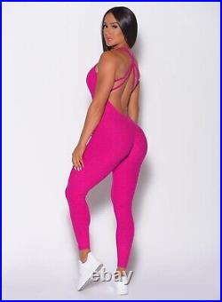 Women's Bombshell Sportswear Form Bodysuit Ultra Pink Size Medium