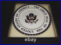 Woodmere China United States Great Seal 10 7/8 Plate With Box