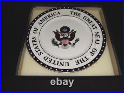 Woodmere China United States Great Seal 10 7/8 Plate With Box Woodmere China United States Great Seal 10 7/8 Plate With Box