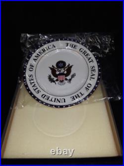Woodmere China United States Great Seal 10 7/8 Plate With Box