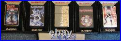 ZIPPO IRON MAIDEN LOT of 5 Lighter ALL MINT New in Box SEALED